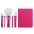 Real Techniques Vivid Escape Glow To Go Travel Makeup Brush Set