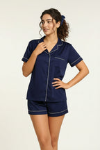 Buy Summer Chill Set With Scrunchie - Blue in Pakistan