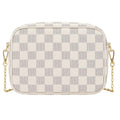 Buy Checkered Crossbody Bag - Sandstone Beige in Pakistan