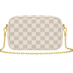 Buy Checkered Crossbody Bag - Sandstone Beige in Pakistan