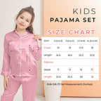 Buy Kid's Silk PJ Set - Black in Pakistan