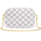 Buy Checkered Crossbody Bag - White in Pakistan