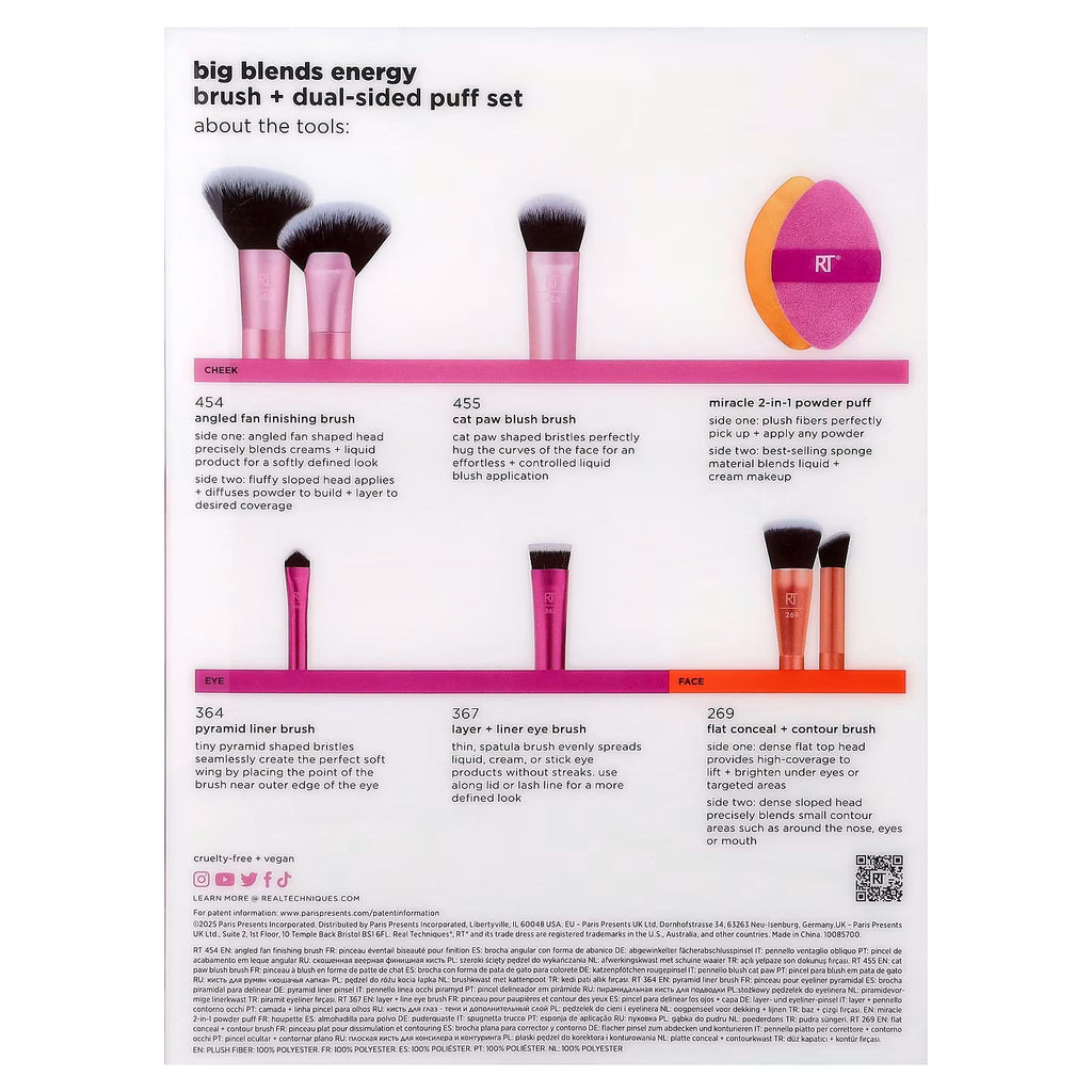 Real Techniques Big Blends Energy Set