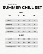 Buy Summer Chill Set With Scrunchie - Maroon in Pakistan