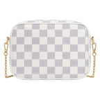 Buy Checkered Crossbody Bag - White in Pakistan