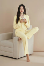 Buy Cloud Pajama Set - Butter in Pakistan