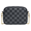 Buy Checkered Crossbody Bag - Black in Pakistan