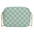 Buy Checkered Crossbody Bag - Moss Green in Pakistan