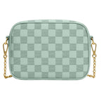 Buy Checkered Crossbody Bag - Moss Green in Pakistan