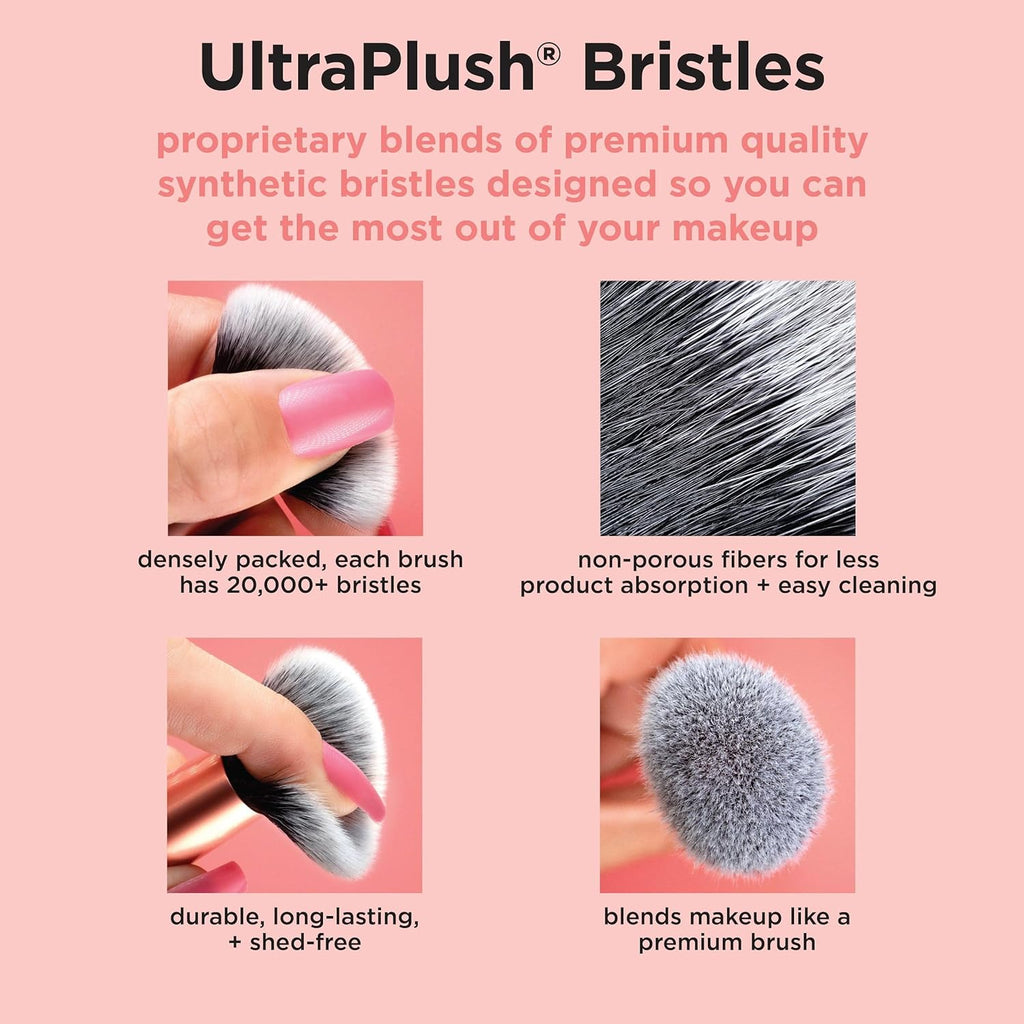 Buy Real Techniques Wrapped In Glow Brush + Sponge 9 Piece Holiday Gift Set in Pakistan