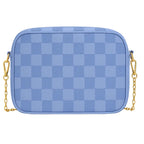 Buy Checkered Crossbody Bag - Sky Blue in Pakistan