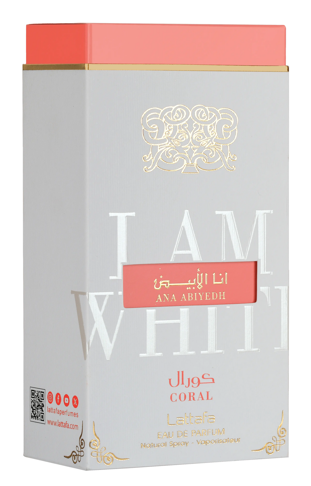 Buy Lataffa Ana Abiyedh Coral Edp 100Ml in Pakistan