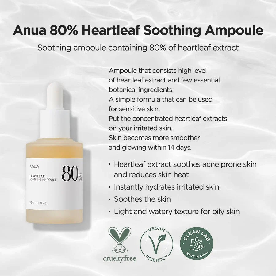 Buy Anua Houttuynia Cordata 80% Moisture Soothing Ampoule in Pakistan