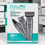Buy DALING 3 in 1 Multi Function Grooming Kit Rechargeable in Pakistan