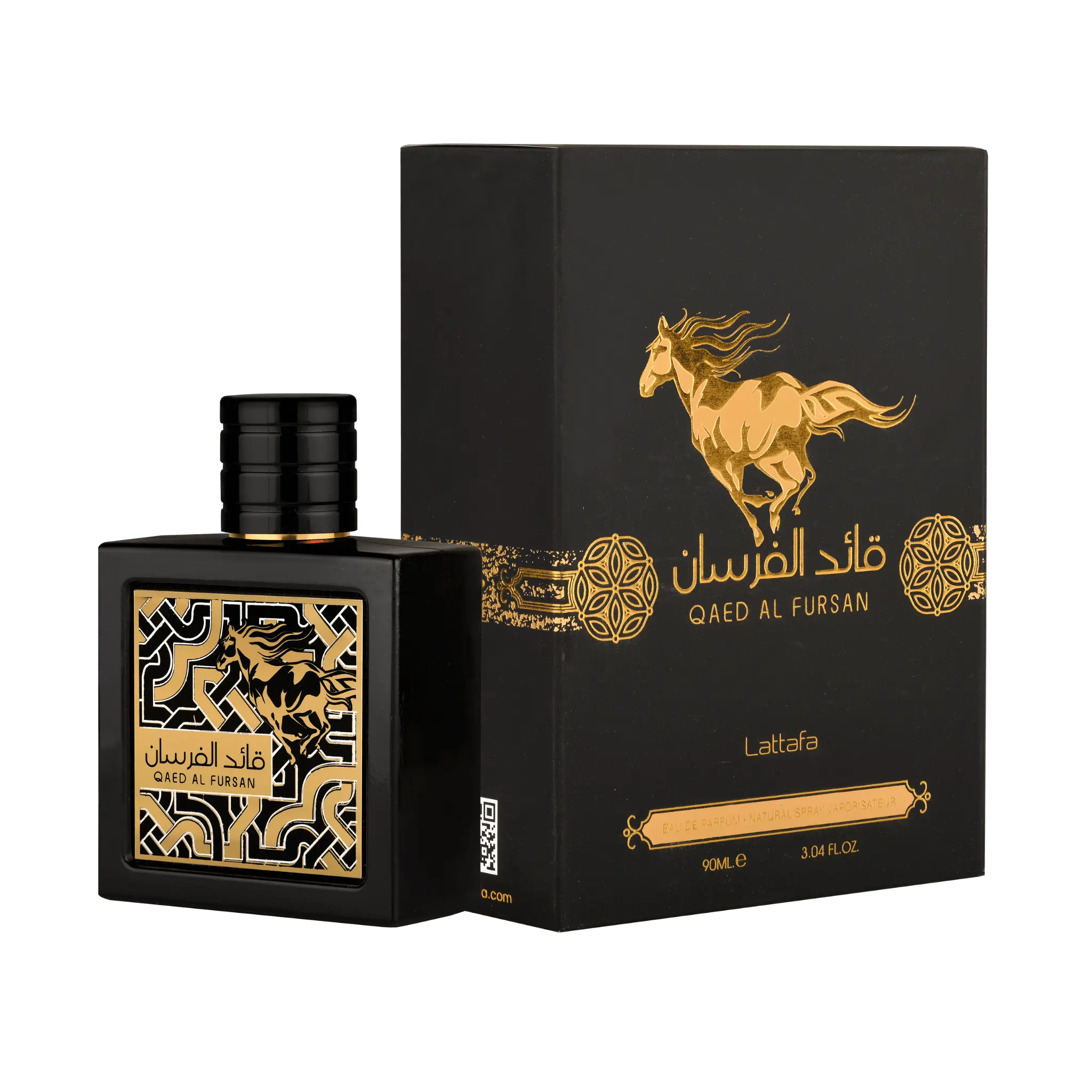 Buy Lattafa Qaed Al Fursan (Black) Edp 90Ml in Pakistan