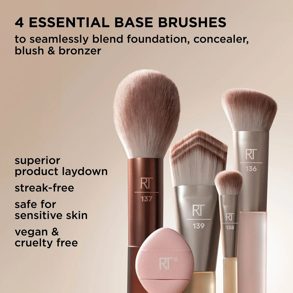 Real Techniques New Nudes 2.0 Blurred Base Set 5 Piece Set