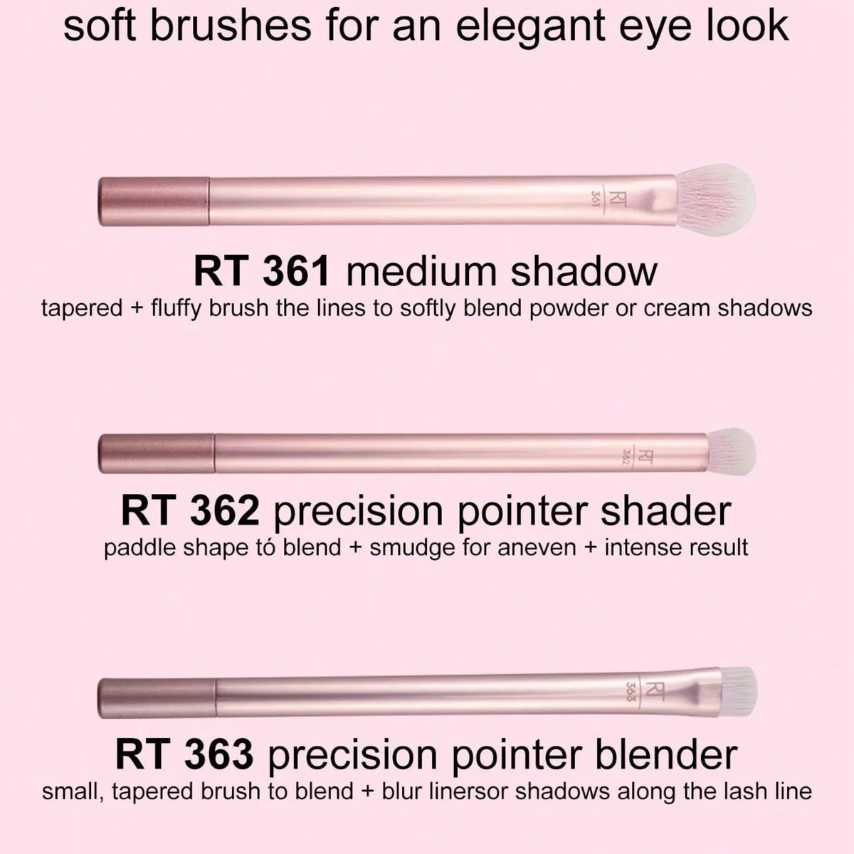 Buy Real Techniques Everyday Eye Essentials Brush Set in Pakistan