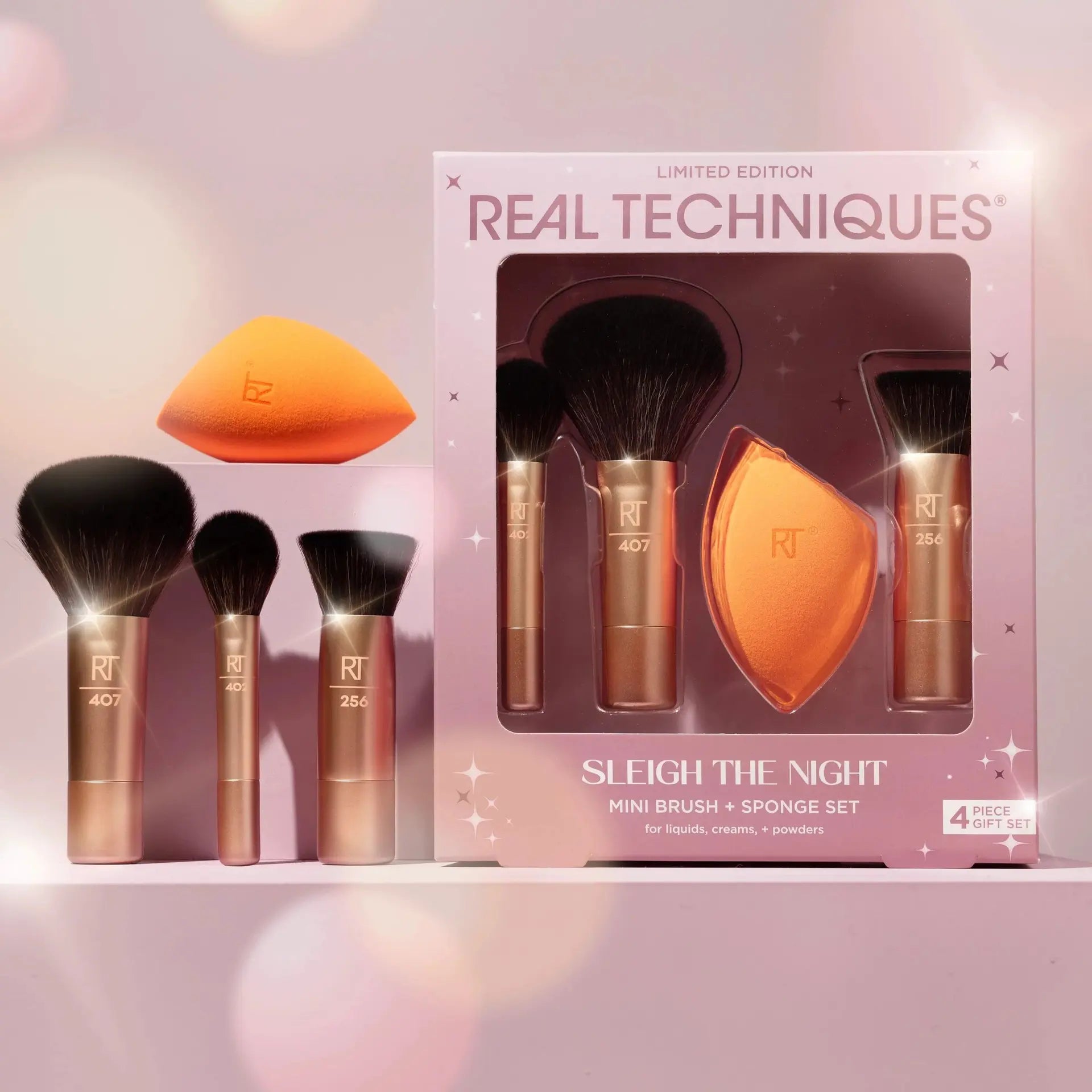 Real Techniques Sleigh The Night Mini Brush and Sponge Pack