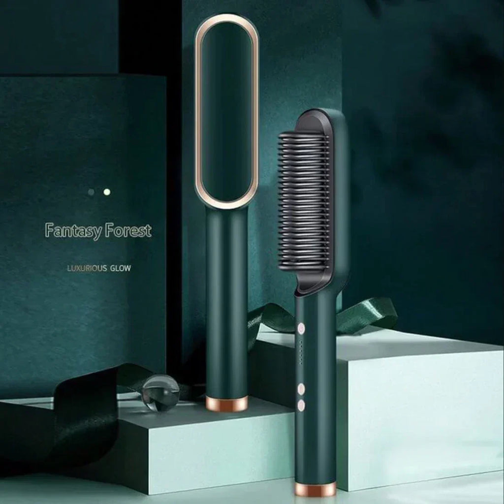 Buy 2 in 1 Hair Straightener Brush And Styling Comb in Pakistan