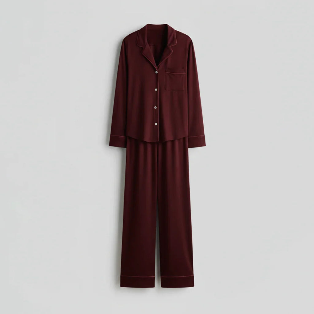 Buy Cloud Pajama Set - Maroon in Pakistan