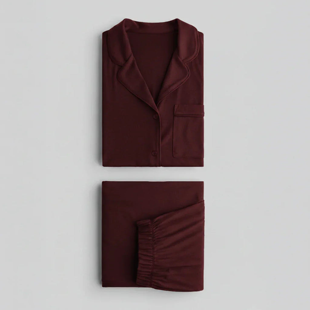 Buy Cloud Pajama Set - Maroon in Pakistan