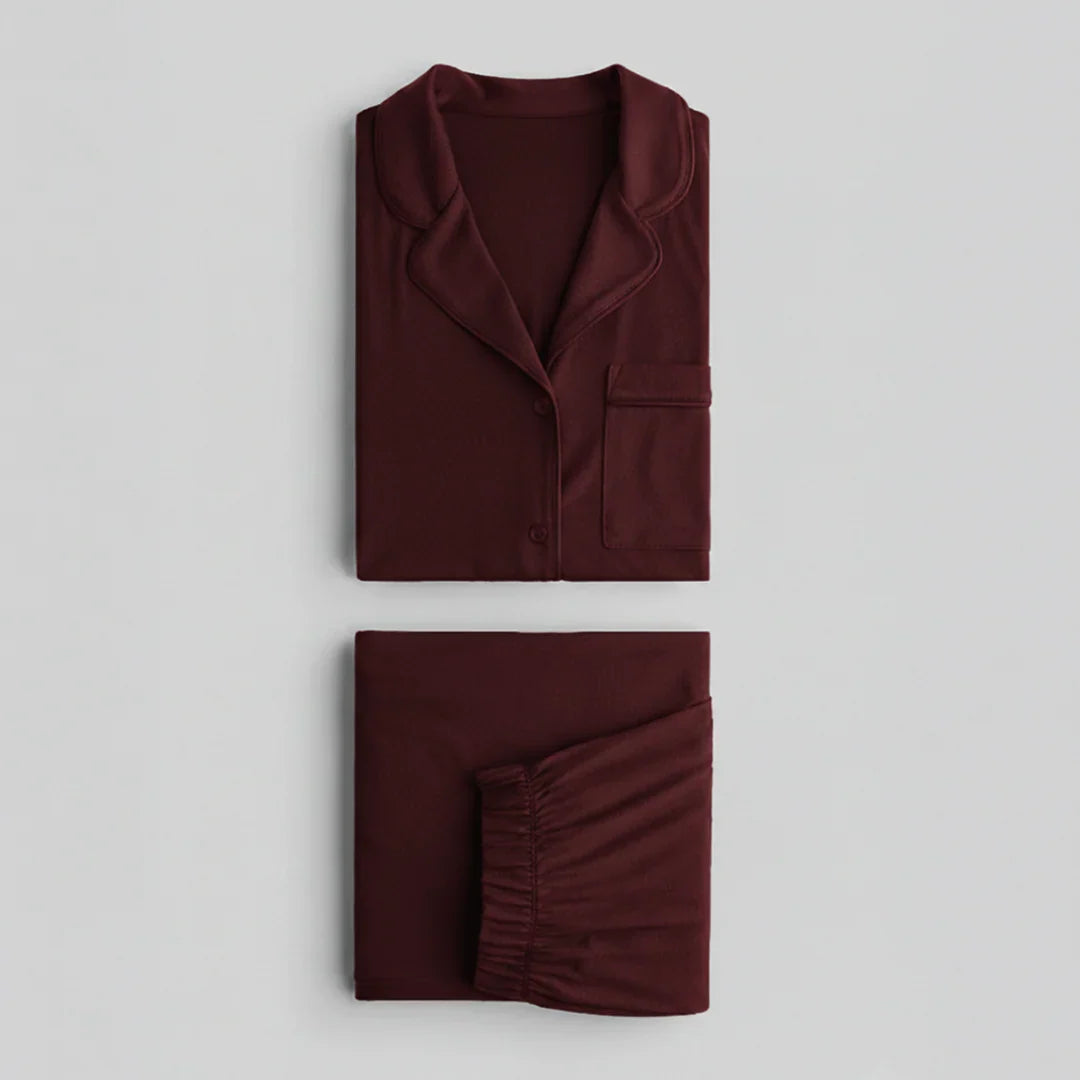 Buy Cloud Pajama Set - Maroon in Pakistan