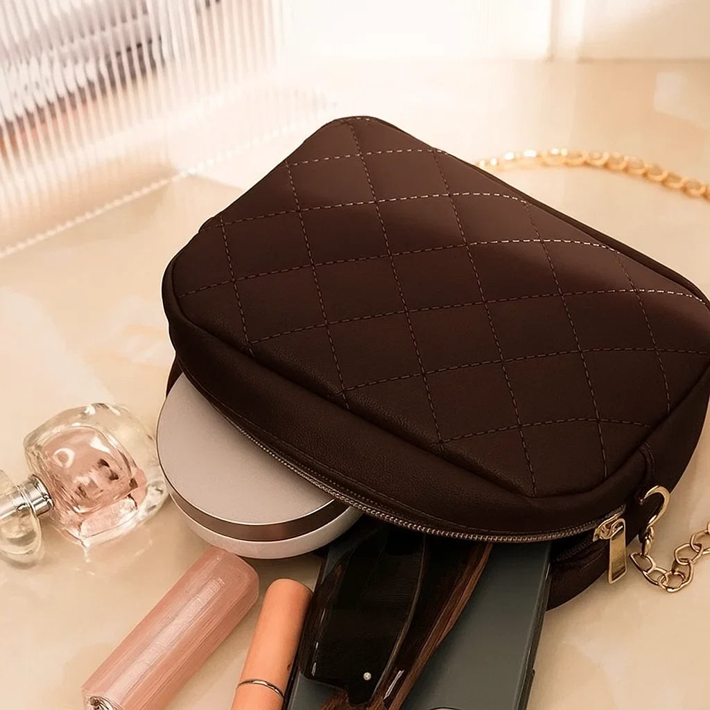 Buy Urban Chic Crossbody Bag - Dark Chocolate in Pakistan