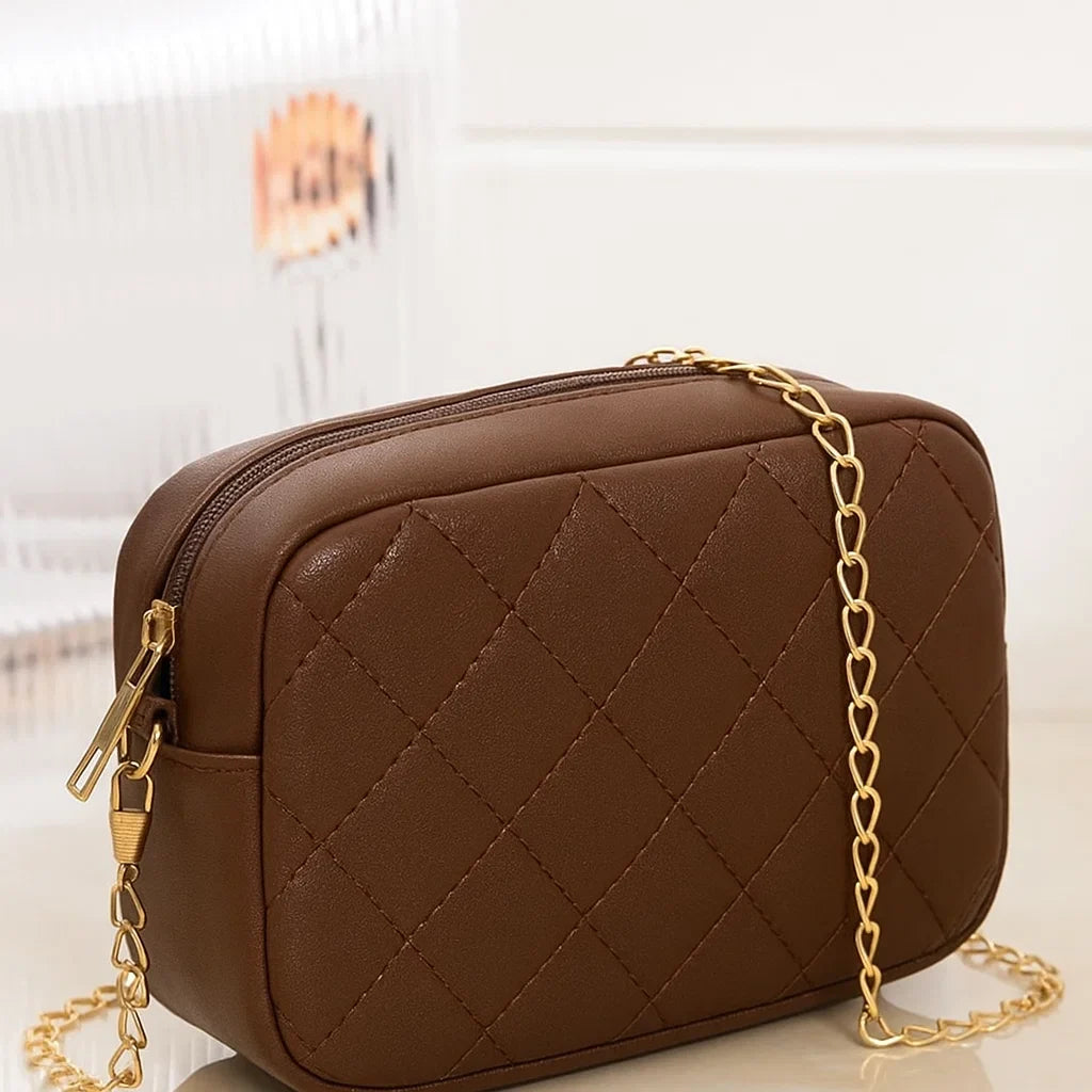 Buy Urban Chic Crossbody Bag - Dark Chocolate in Pakistan