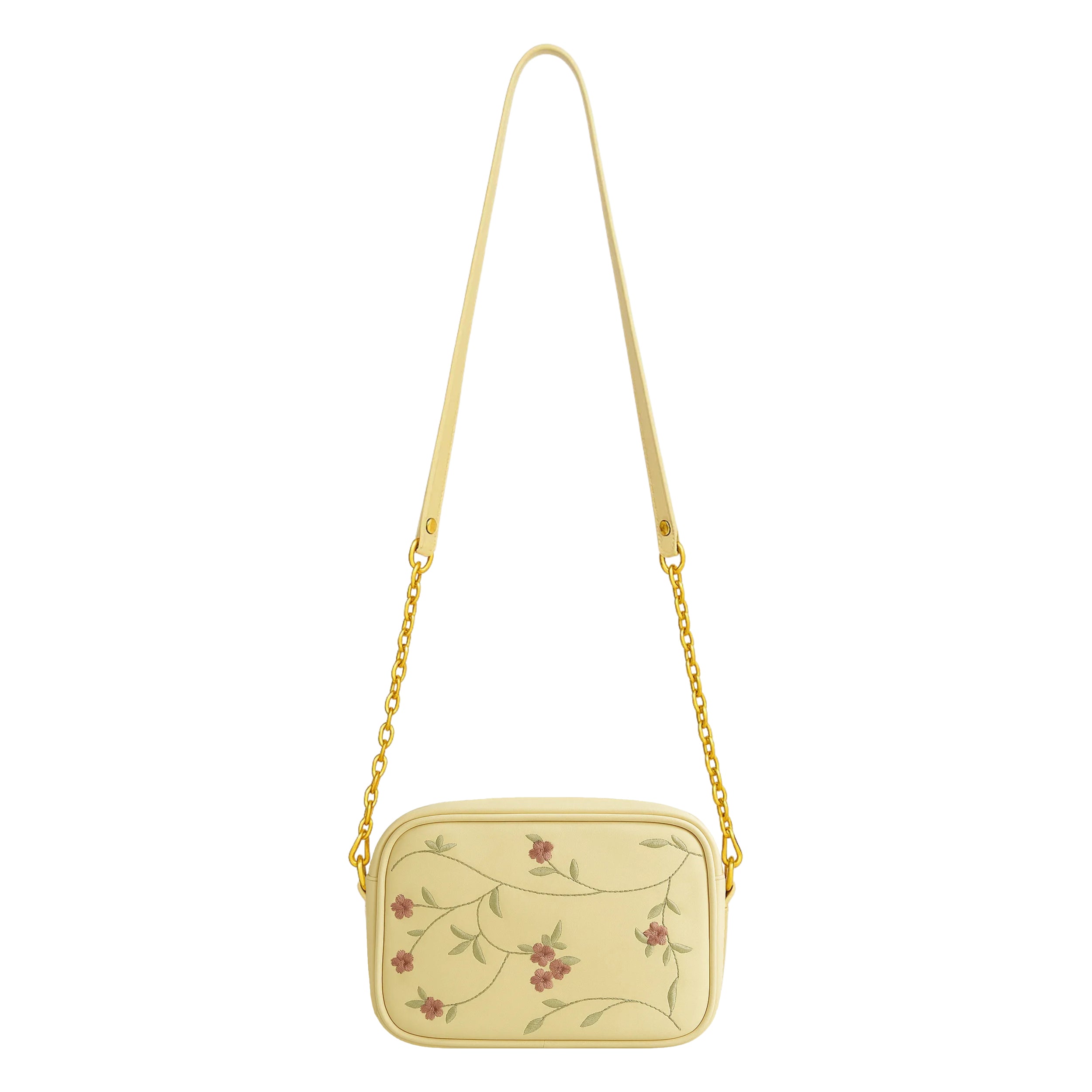 Buy Floral Chic Crossbody Bag - Beige in Pakistan