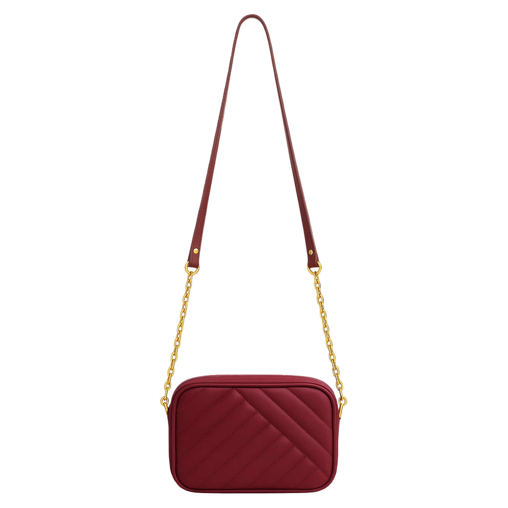 Buy Recta Crossbody Bag - Maroon in Pakistan