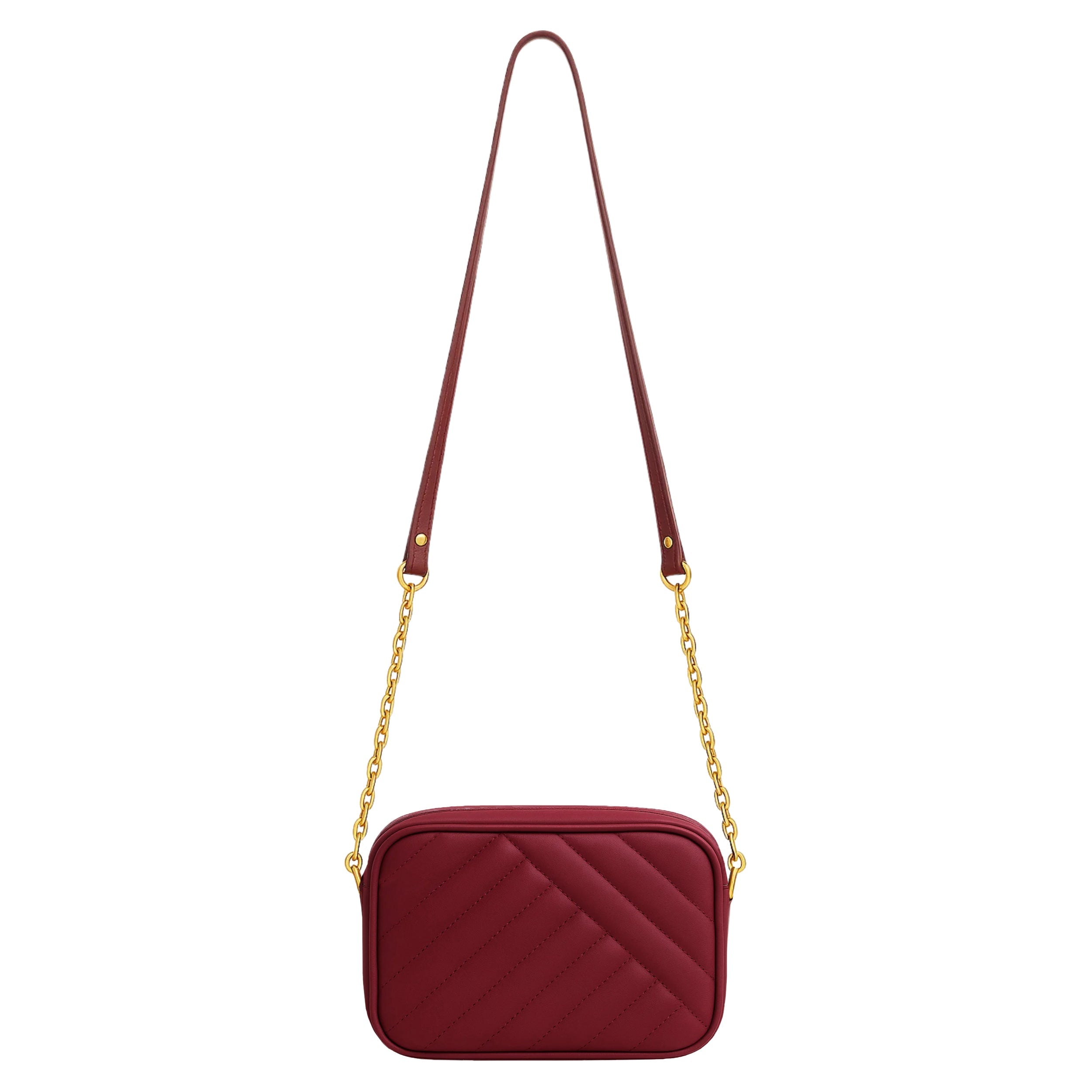 Buy Recta Crossbody Bag - Maroon in Pakistan