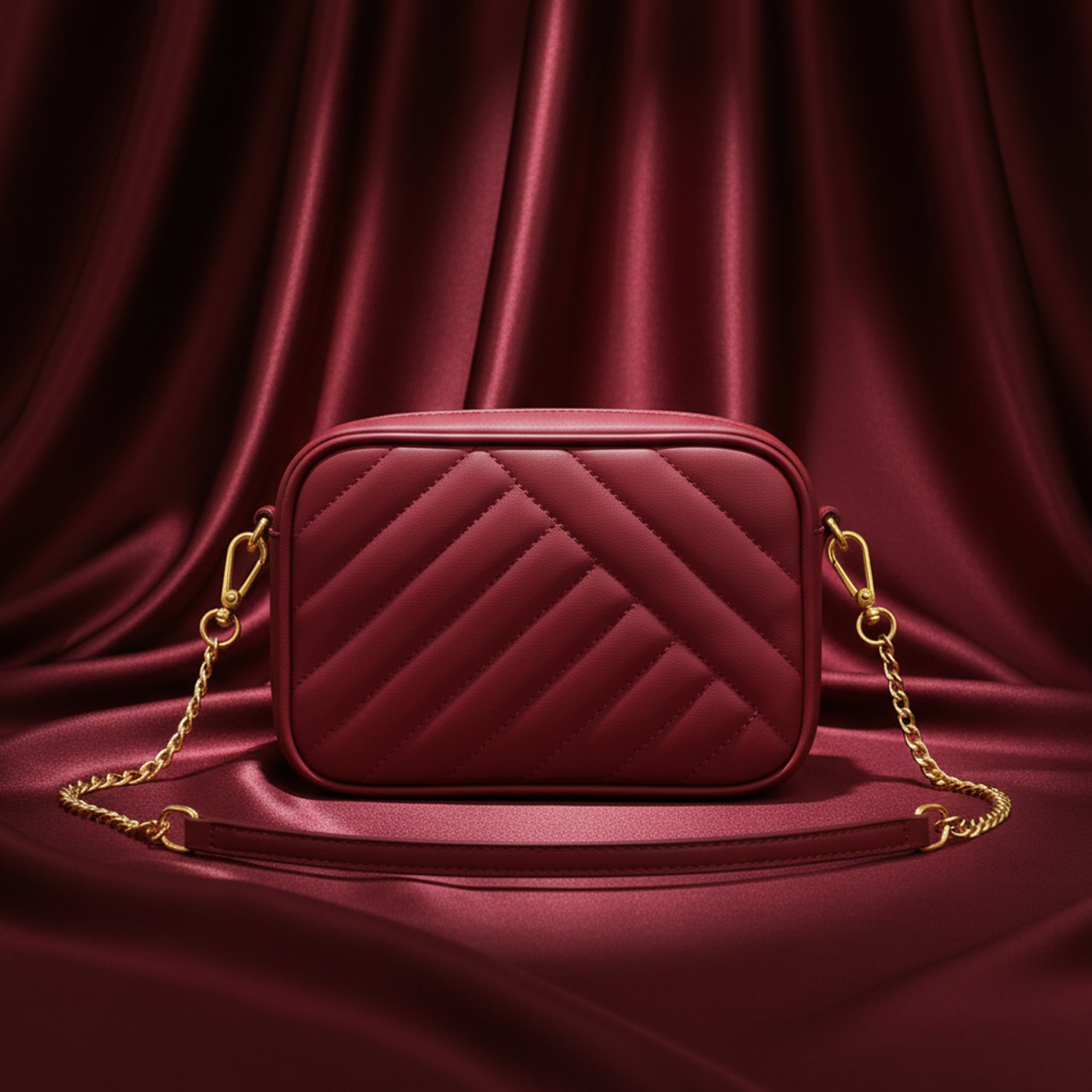 Buy Recta Crossbody Bag - Maroon in Pakistan