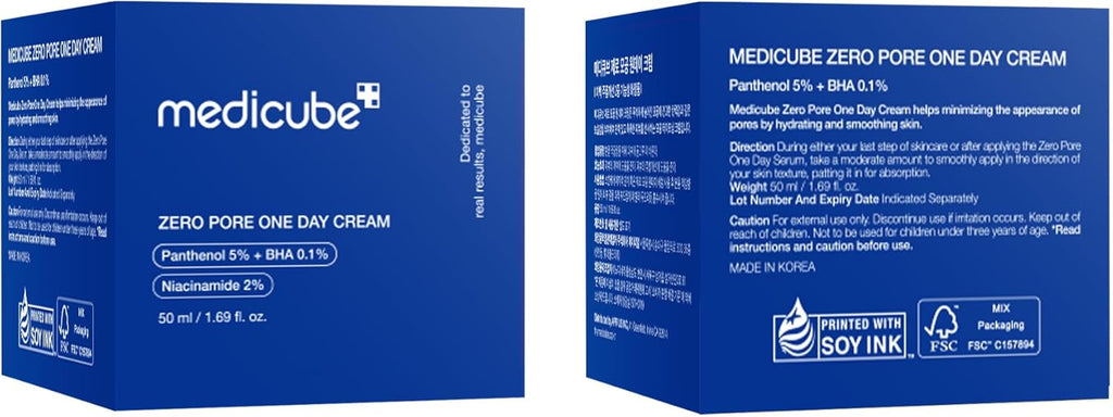 Buy Medicube - Zero Pore One-Day Cream - 50ML in Pakistan