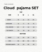 Buy Cloud Pajama Set - Maroon in Pakistan